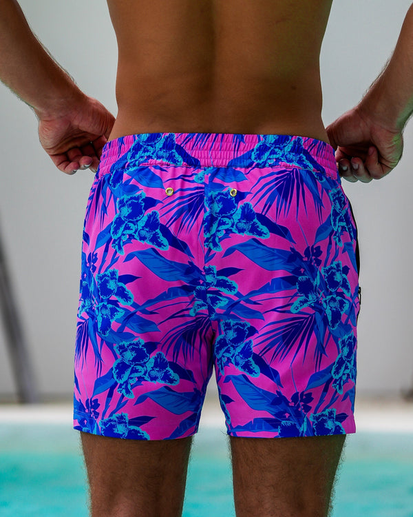 Neon Orchard - Magenta - 5" Shorts / Board shorts Tucann 