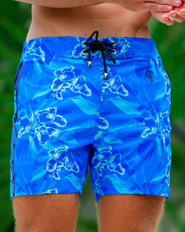 Neon Orchid - Azure - 5" Shorts / Board shorts Tucann 