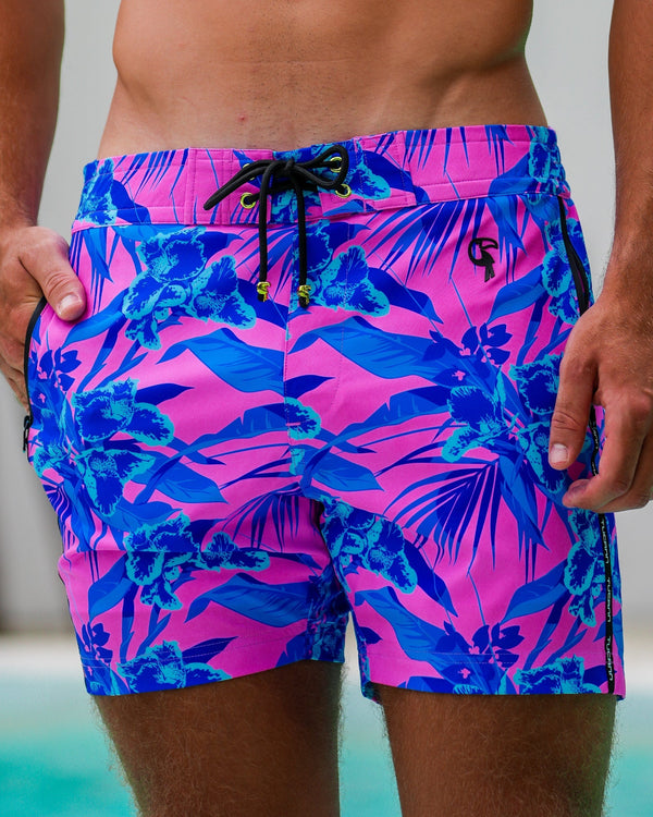 Neon Orchid - Magenta - 5" Shorts / Board shorts Tucann 