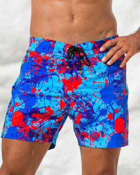 Neon Splatter Blue - 5