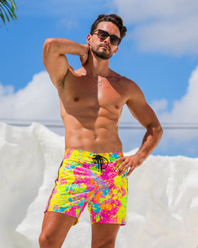 Neon Splatter Crimson - 5