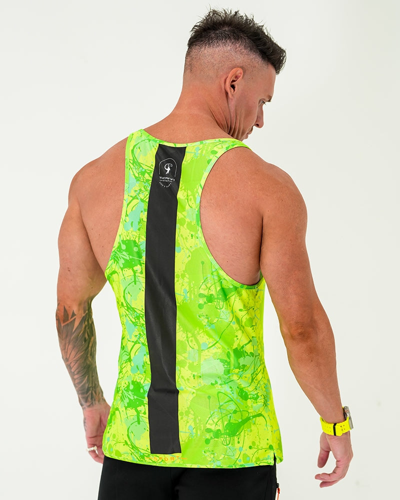 Performance Tank - Splatter - Green Tucann 