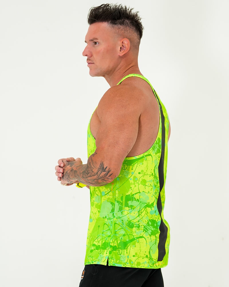 Performance Tank - Splatter - Green Tucann 