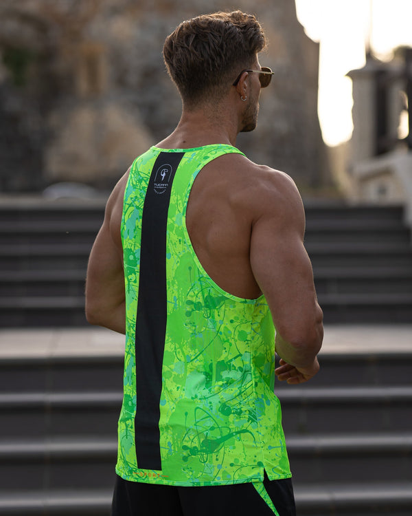 Performance Tank - Splatter - Green Tucann 