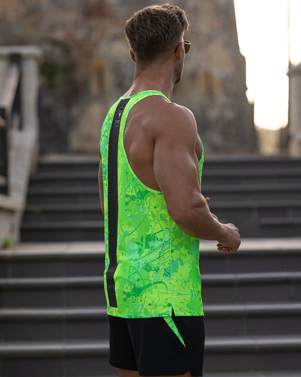 Performance Tank - Splatter - Green Tucann 