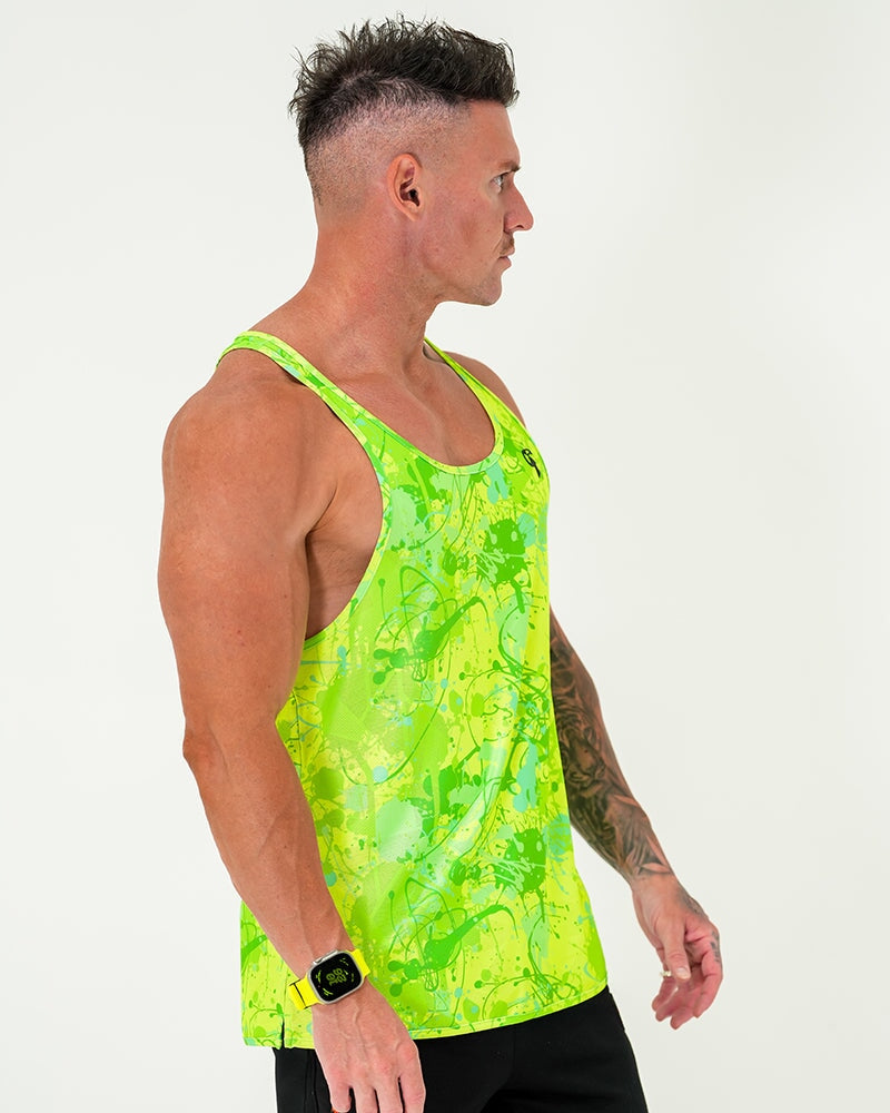 Performance Tank - Splatter - Green Tucann 