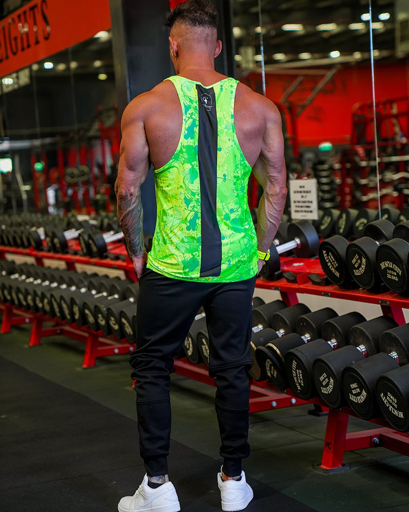 Performance Tank - Splatter - Green Tucann 