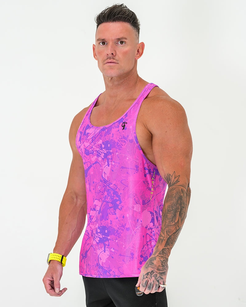Performance Tank - Splatter - Purple Tucann 