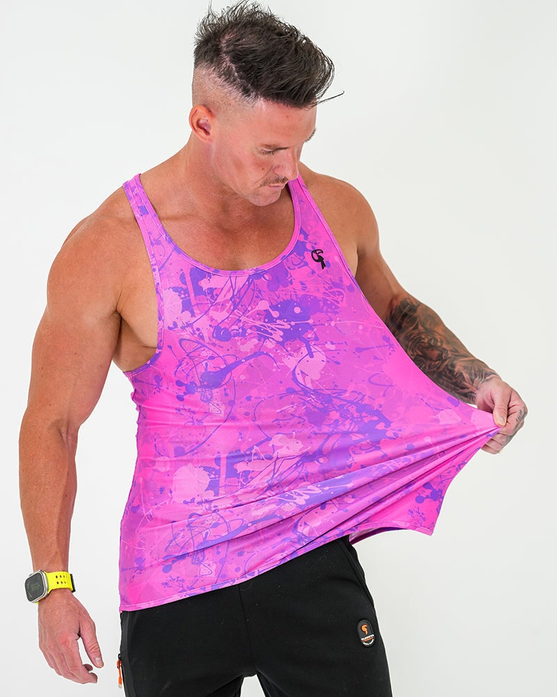 Performance Tank - Splatter - Purple Tucann 