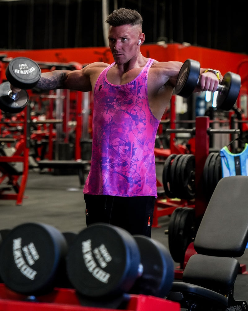 Performance Tank - Splatter - Purple Tucann 