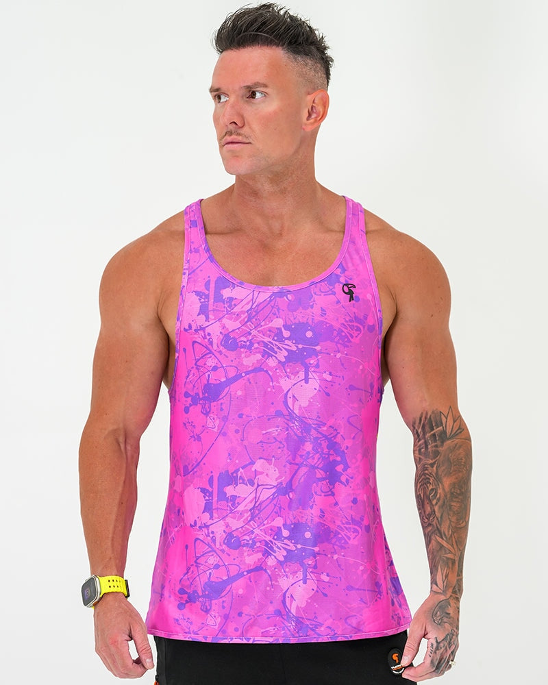 Performance Tank - Splatter - Purple Tucann 