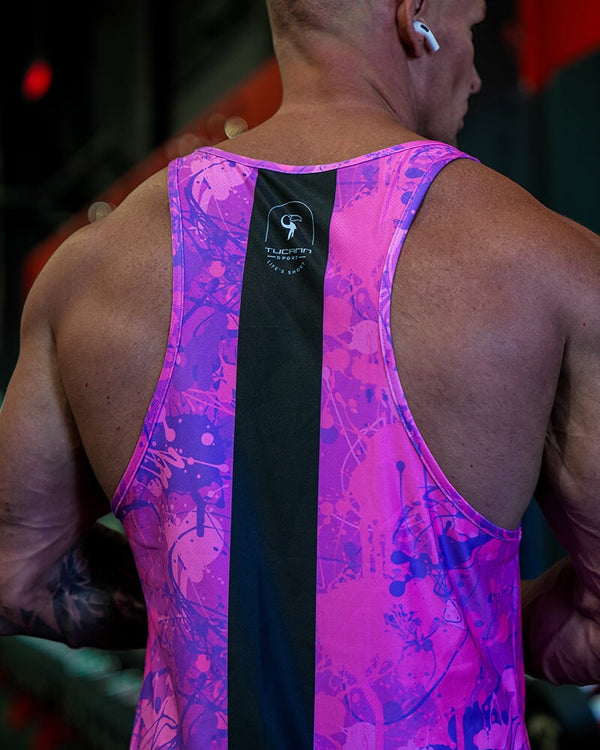 Performance Tank - Splatter - Purple Tucann 