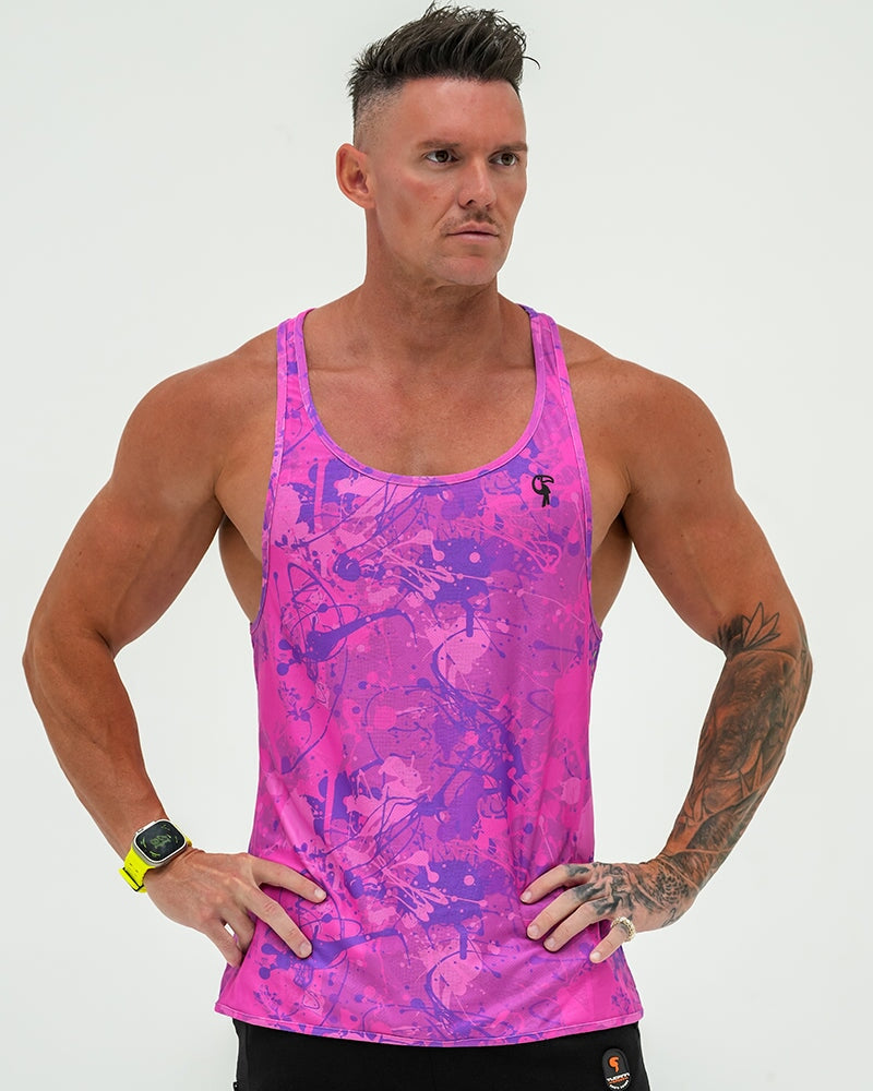 Performance Tank - Splatter - Purple Tucann 
