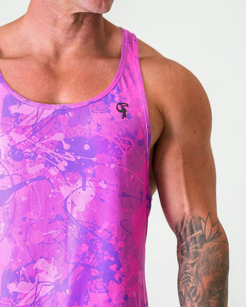 Performance Tank - Splatter - Purple Tucann 