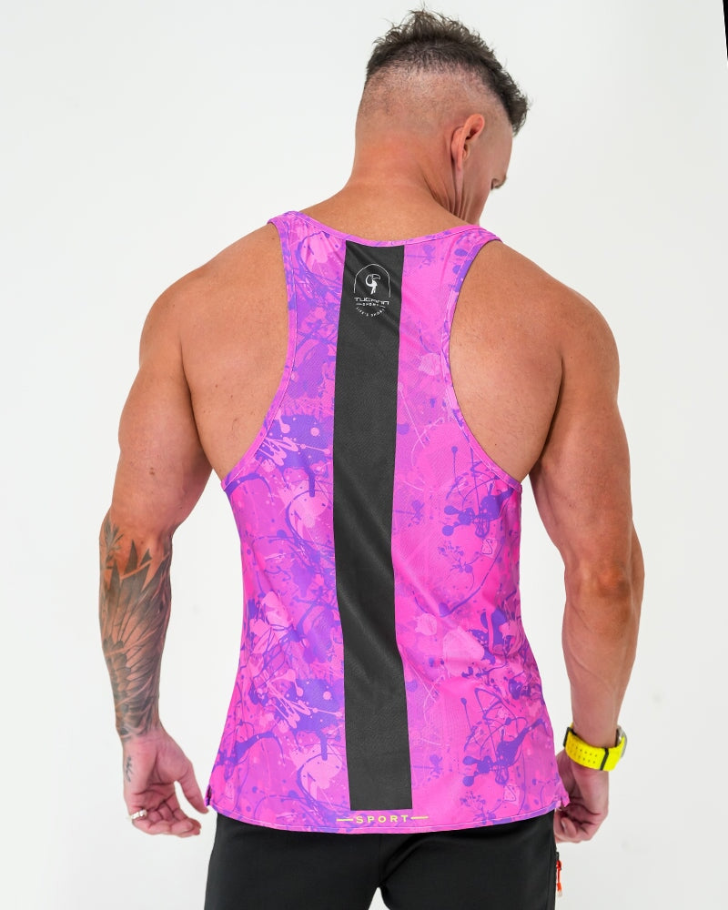 Performance Tank - Splatter - Purple Tucann 