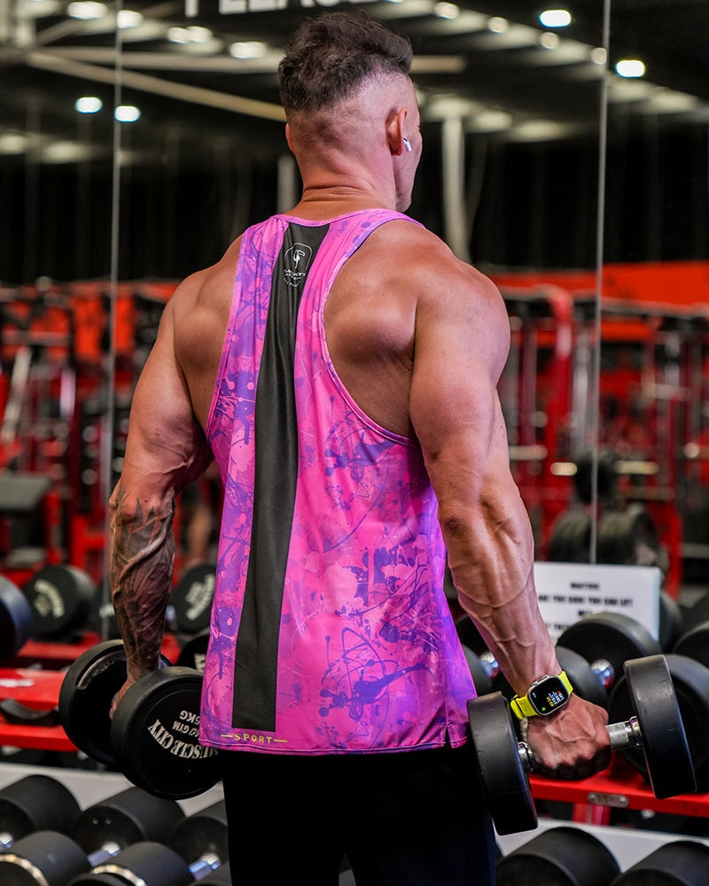 Performance Tank - Splatter - Purple Tucann 
