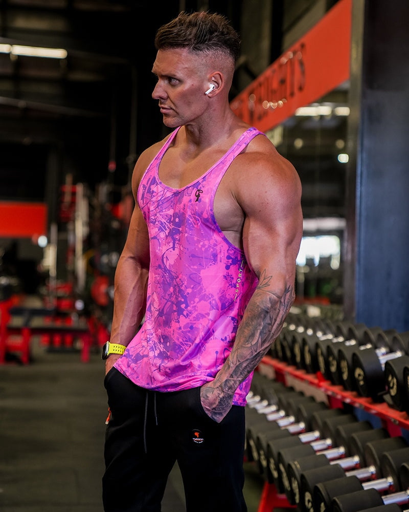 Performance Tank - Splatter - Purple Tucann 