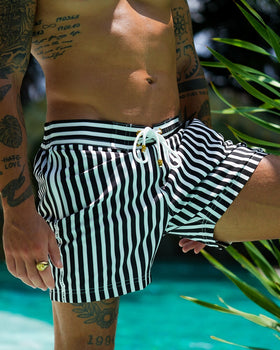 Pillar Black Swim Trunks - 5