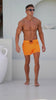 Mens orange swim shorts