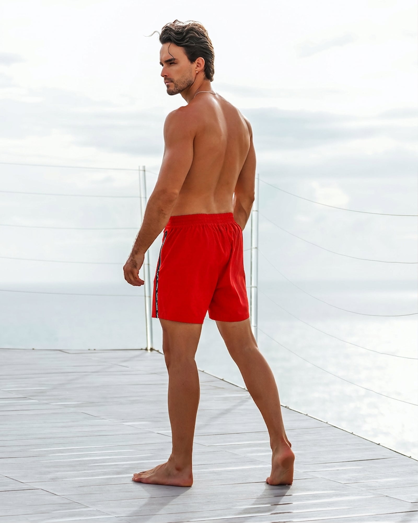 Pure Red 5" Shorts / Board shorts Tucann 
