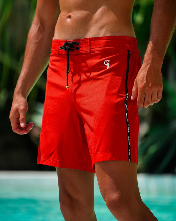 Pure Red 7" Shorts / Board shorts Tucann 