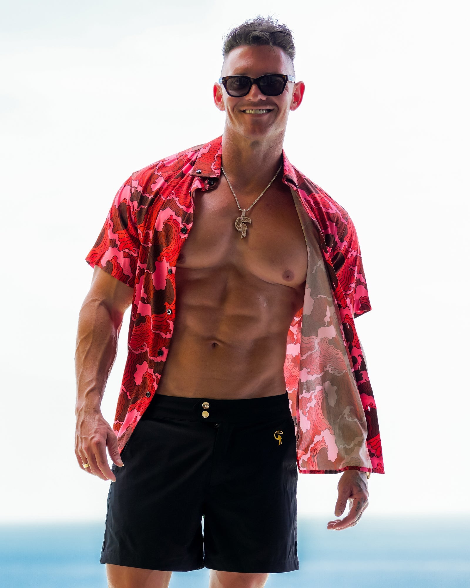 Rough Seas Shirt - Red Tucann 