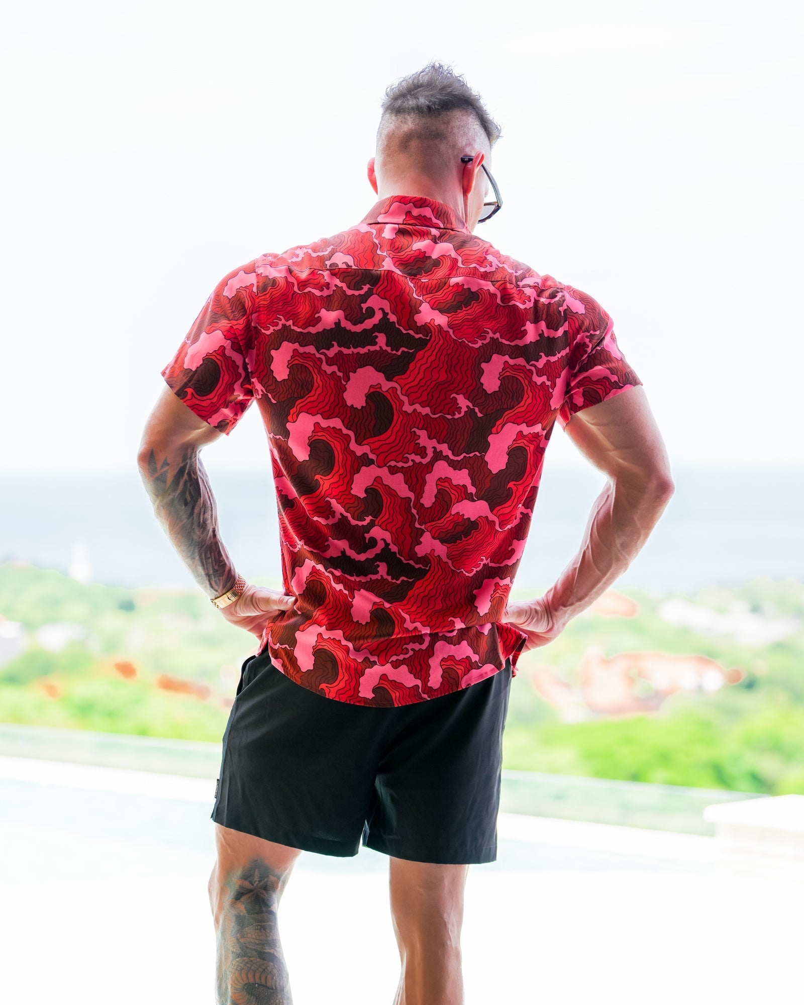 Rough Seas Shirt - Red Tucann 