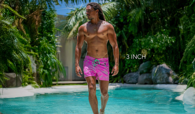 5 in men's swim trunks