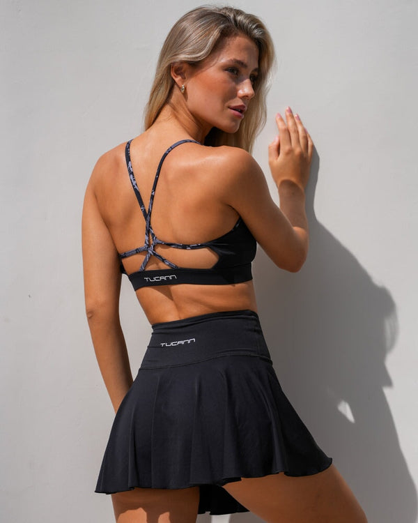 Splatter Black Skort Skort Tucann 