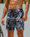 Splatter Swim Shorts Black - 7" Shorts / Board shorts Tucann 