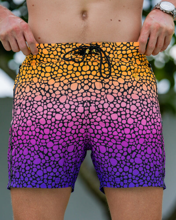 Stingray Purple - 5" Shorts / Board shorts Tucann 