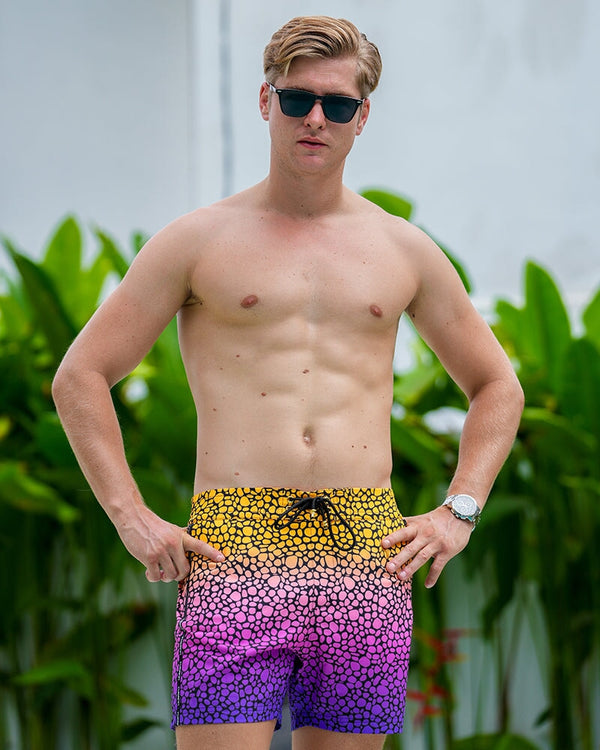 Stingray Purple - 5" Shorts / Board shorts Tucann 