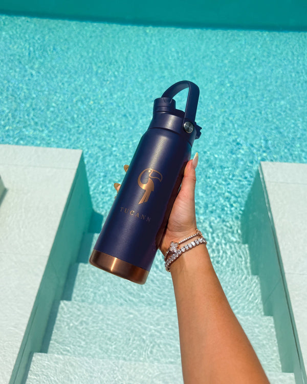 Tucann Steel Bottle 710ml Drinking Bottle Tucann Navy 