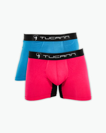 Tucann Underwear ( Boxer Briefs ) Red and Blue 2 Pack Tucann America 