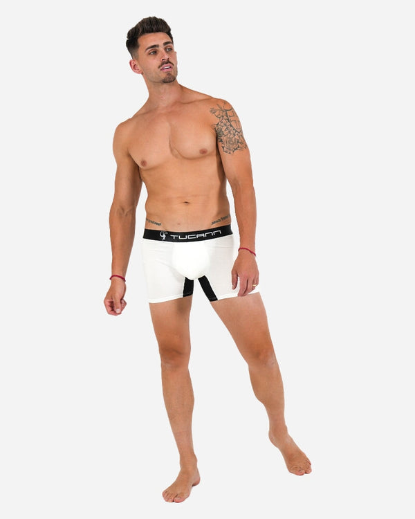 Tucann Underwear (boxer briefs) - White Underwear Tucann 