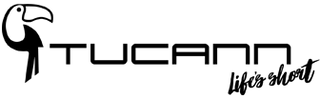 Tucann mens swim trunks logo