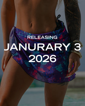 Wild Splatter Purple Sarong Tucann 