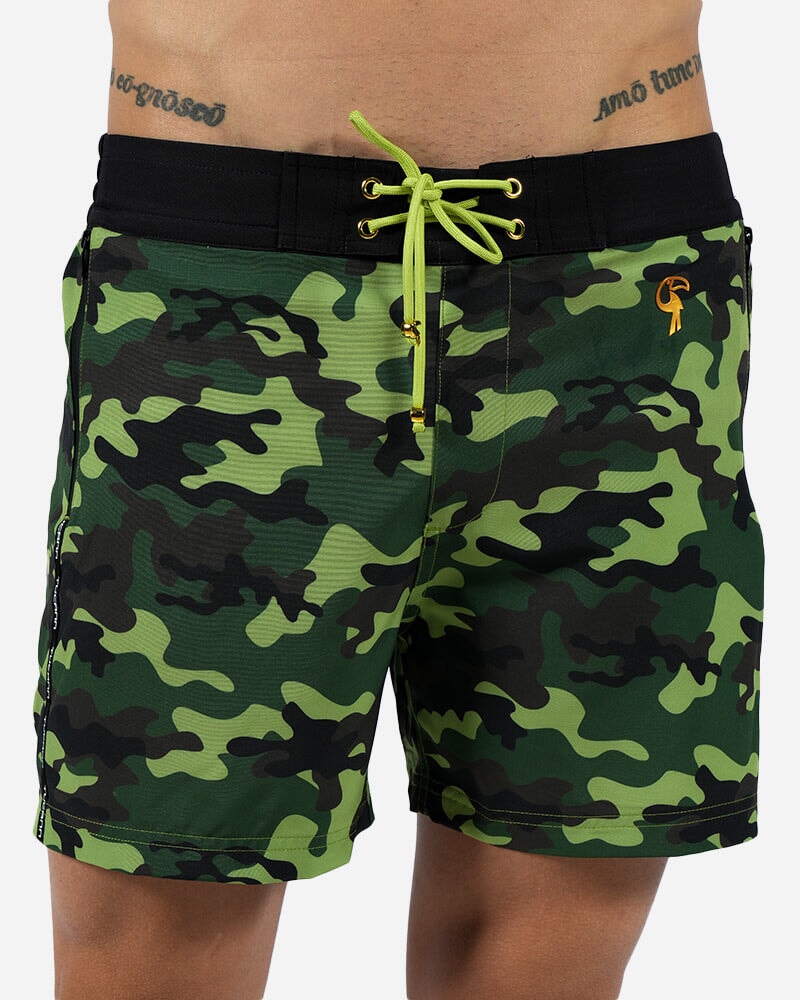 5" Traditional Camo Swim Trunks Tucann 