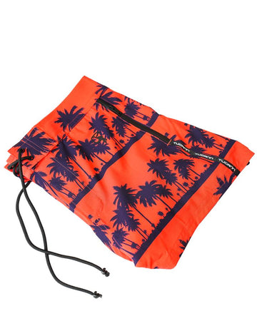 Black Palm Orange Swim Trunks - Tucann America