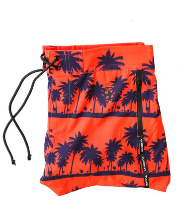 Black Palms Orange Swim Trunks - 3