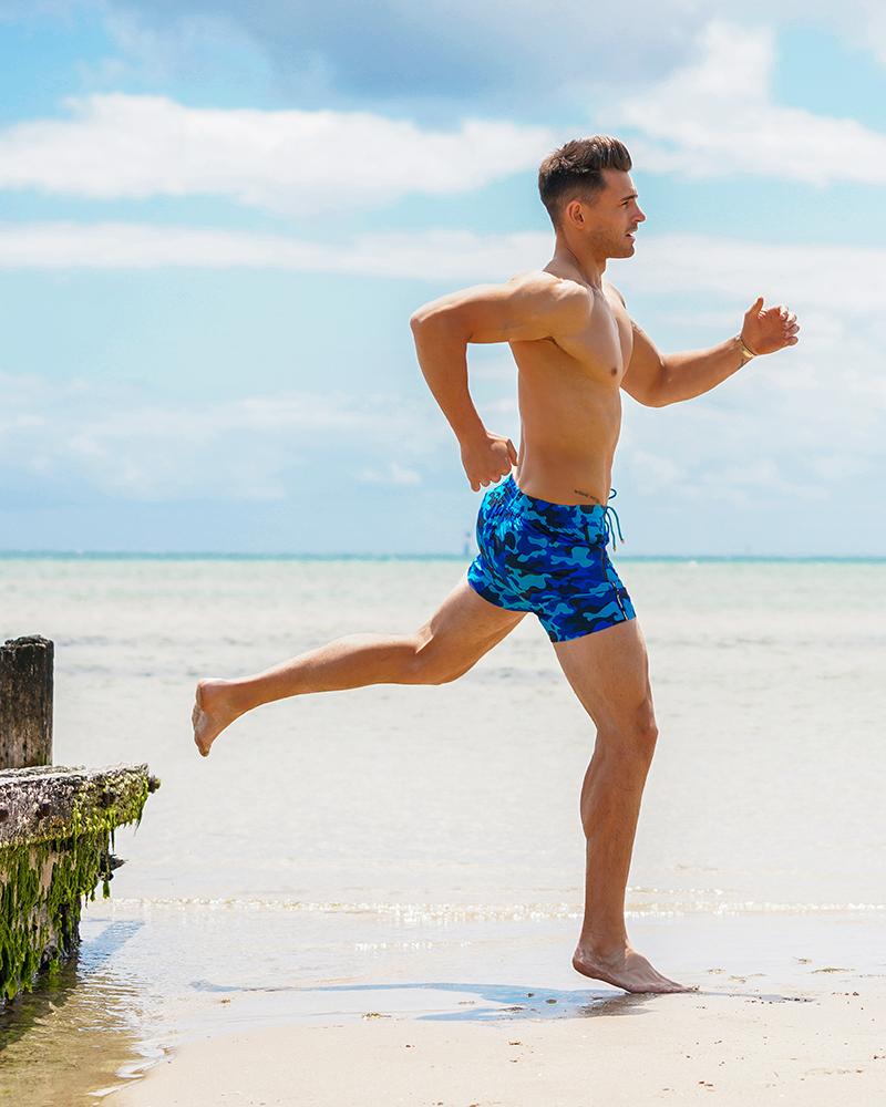 Blue Camo Swim Shorts Shorts / Board shorts Tucann 