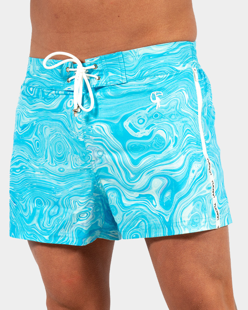 Blue Swirl Swim Trunks Tucann 