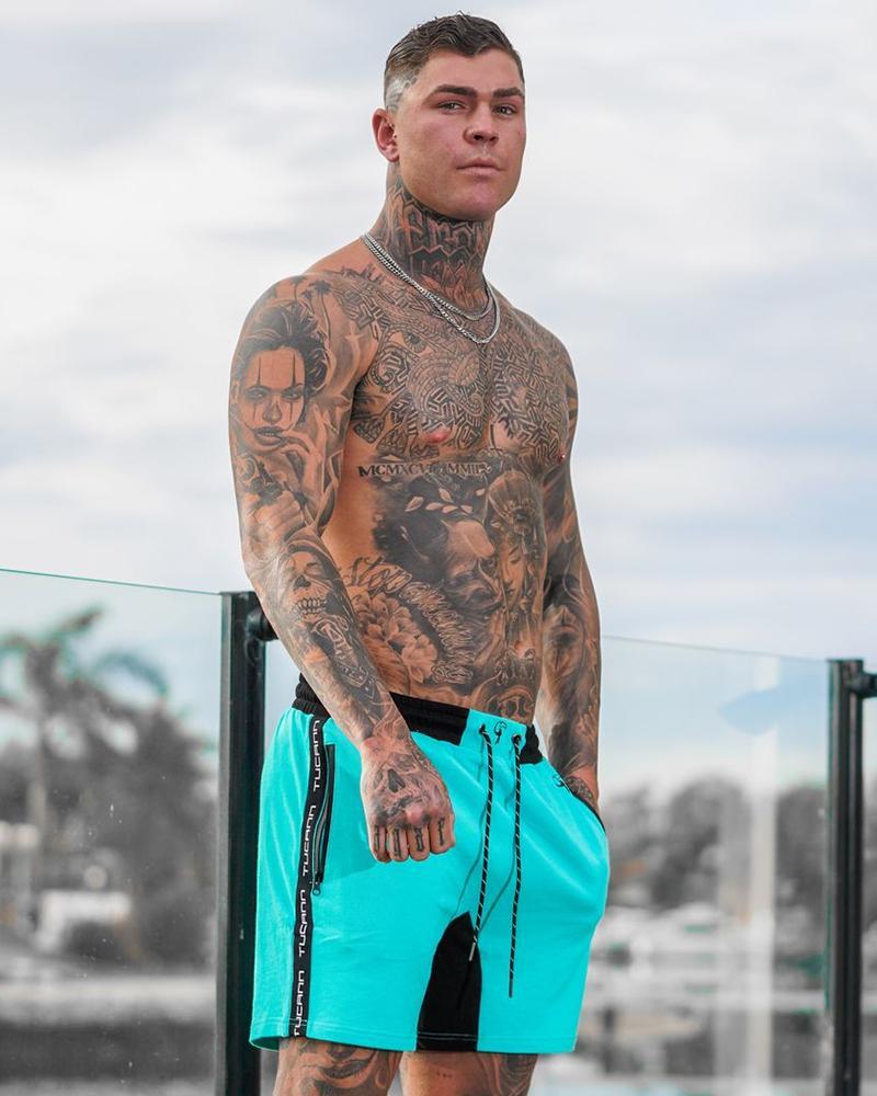 Men's Comfy Shorts - Aqua Shorts / Board shorts Tucann 