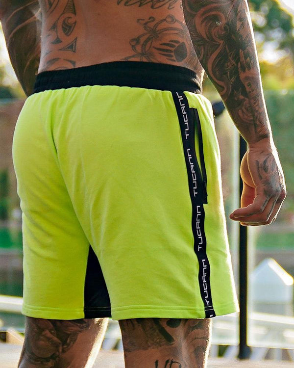 Men's Comfy Shorts - Lime Green Shorts / Board shorts Tucann 