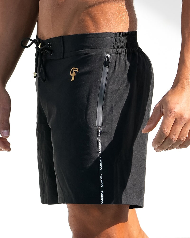 Cookie Black Swim Trunks V2 - 5" Shorts / Board shorts Tucann 