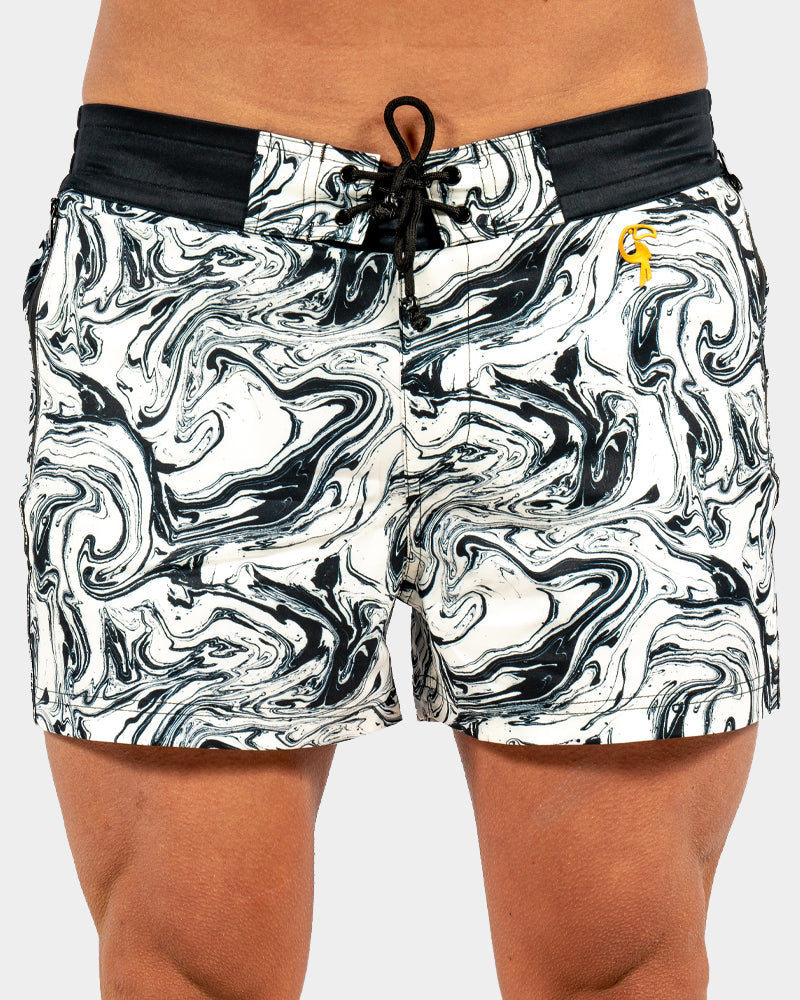 Cookies & Cream Swirl Swim Trunks Tucann 