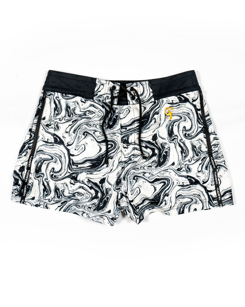 Cookies & Cream Swirl Swim Trunks Tucann 