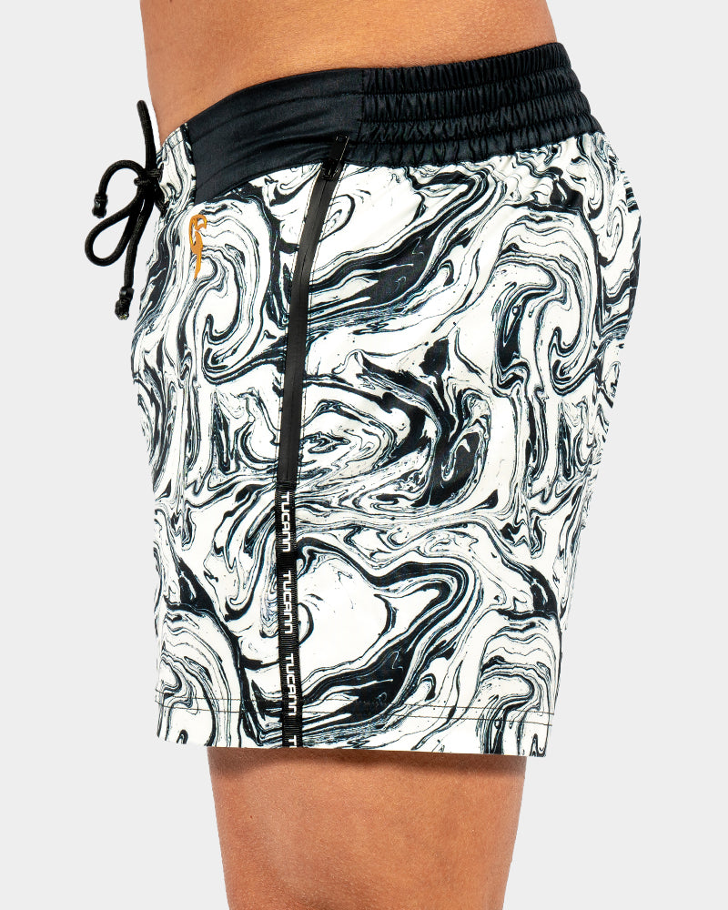 Cookies & Cream Swirl Swim Trunks Tucann 