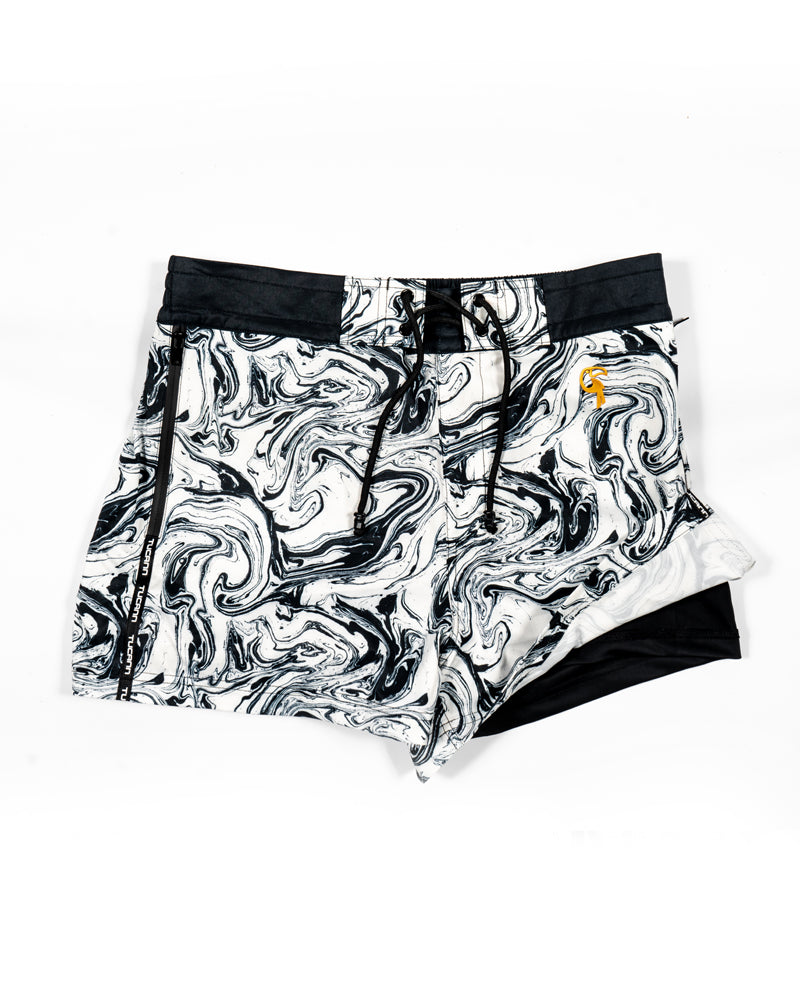 Cookies & Cream Swirl Swim Trunks Tucann 