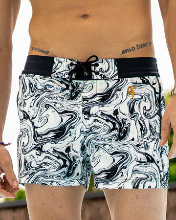 Cookies & Cream Swirl Swim Trunks Tucann S 